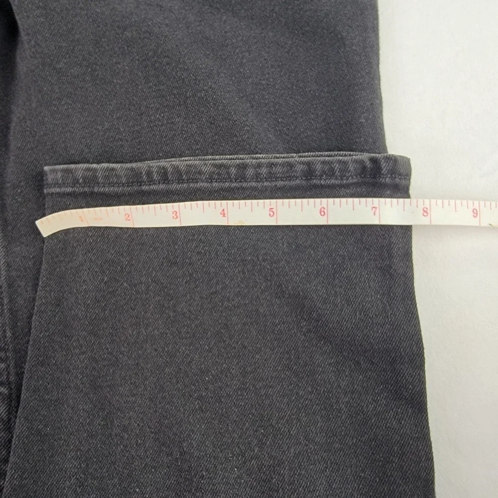 Lands End Boys Jogger Jeans XL 14 16 Dark Wash Comfort Waist Stretch Black Denim